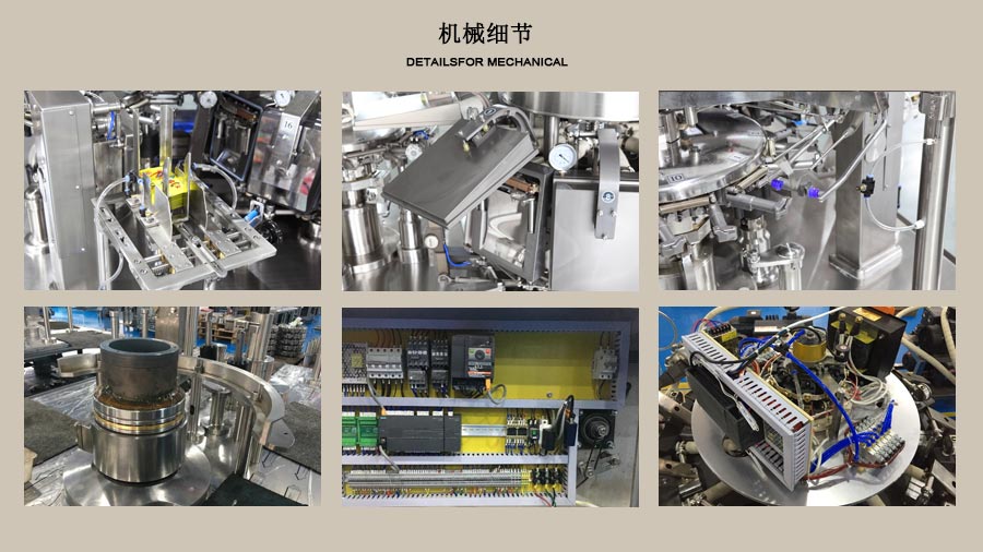 RL-GD10-ZK12-160雞肉粒料理包包裝機(jī)局部圖片